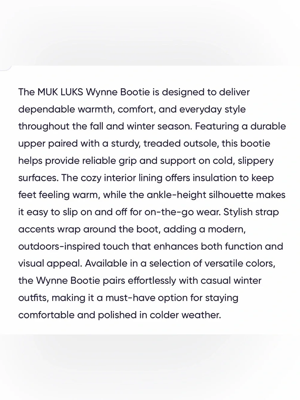 MUK LUKS WYNNE Boots